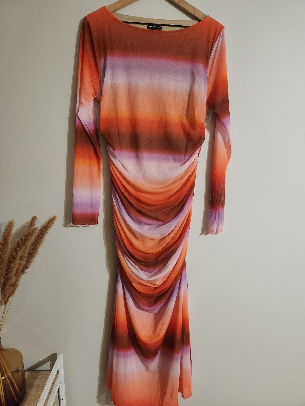 Asos Design Multi Color Stripe Dress